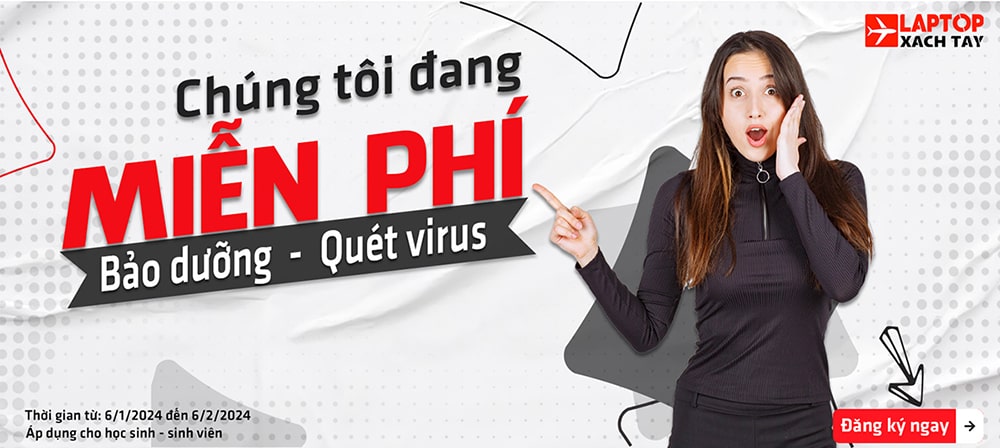 bảo dưỡng laptop miễn phí