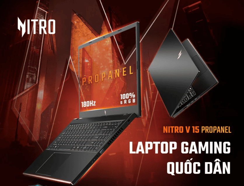 Đánh giá Laptop Acer Gaming Nitro V 15 ProPanel ANV15: Laptop Gaming giá rẻ cho sinh viên 2026